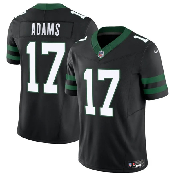 Youth Black New York Jets #17 Davante Adams 2024 F.U.S.E. Vapor Limited Stitched Jersey